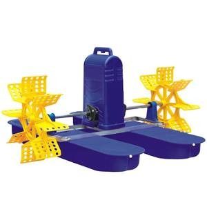 2.6KG/H Fish Farm Aerator Aquaculture Farm Pond Aeration Paddle Wheel 1.0HP